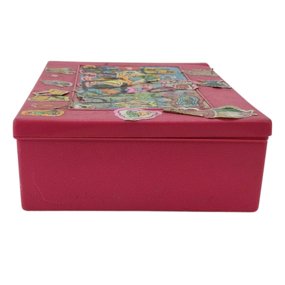 Empire Pencil Corp. Pink Box Y2K Vintage 2000's Plastic Storage Case - Picture 8 of 11
